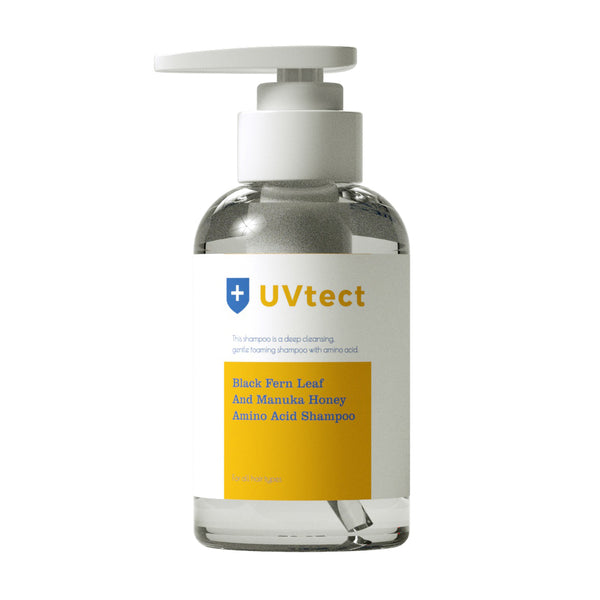 Uvtect Black Fern Leaf And Manuka Honey Amino Acid Shampoo 300ml